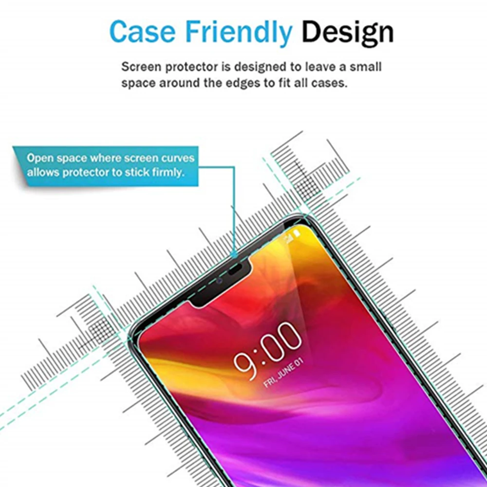 Защита экрана для lg g6 glas k3 4 7 10 защитное стекло закаленное g2 3 5 пленка 2.5d 9H защита
