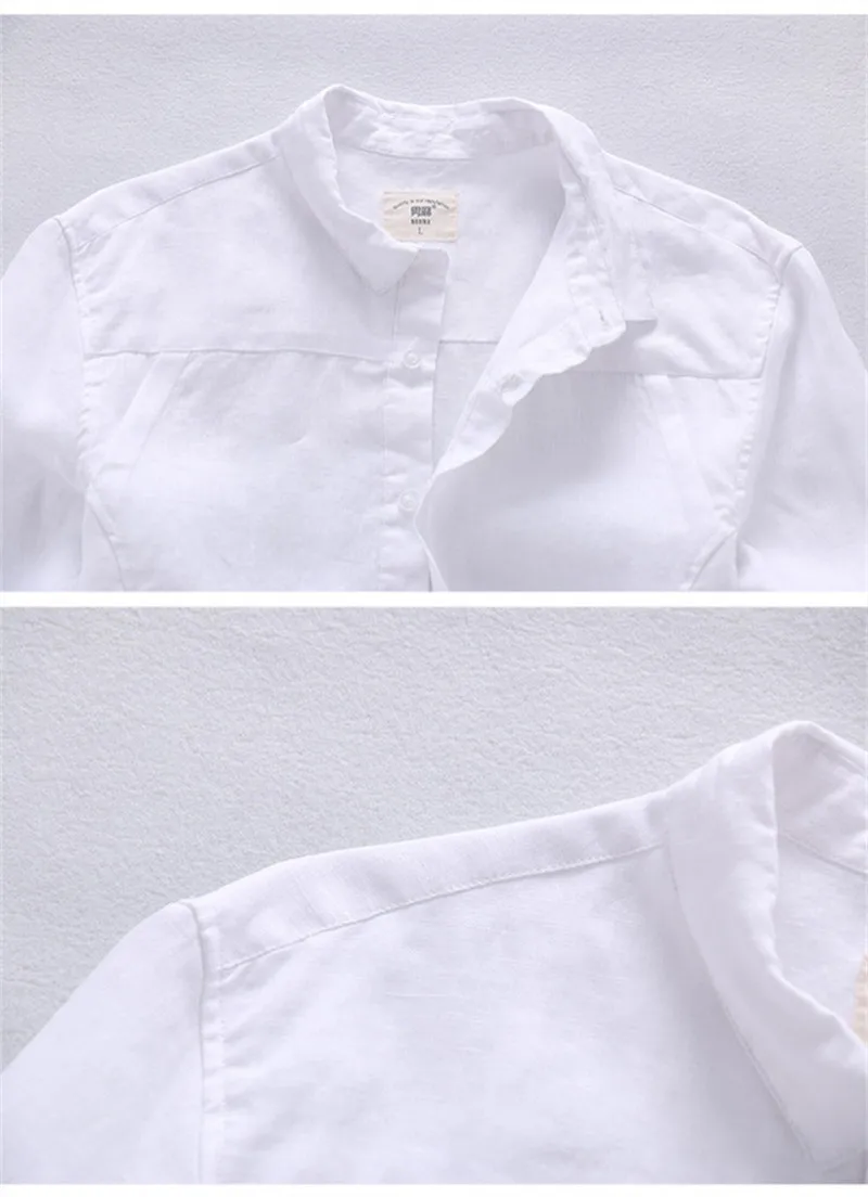 Мужская льняная рубашка с длинным рукавом фиолетовая|chemise fashion|man man shirtlinen shirts men |