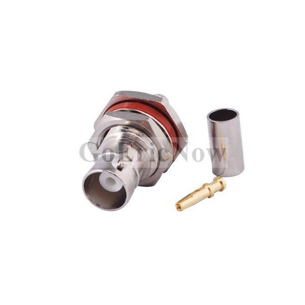 5 pcs RF coaxial connector BNC Female Waterproof Screw Nut for RG58 RG142 LMR195 Cable Connector Adapter | Обустройство дома