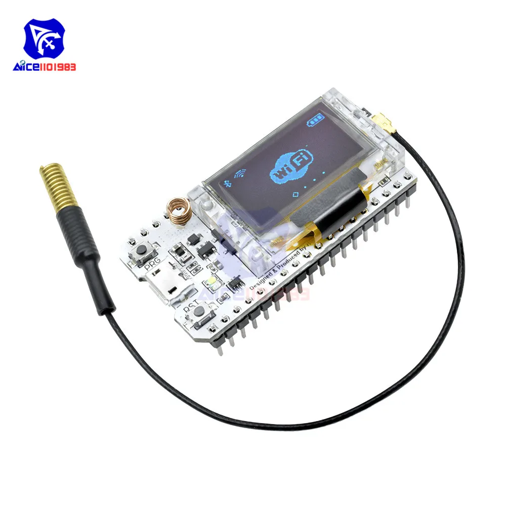 ESP32 LoRa SX1278 0.96 Inch Blue OLED Display Bluetooth WIFI Lora Kit 32 Module IOT Development Board 433MHz for Arduino | Электронные
