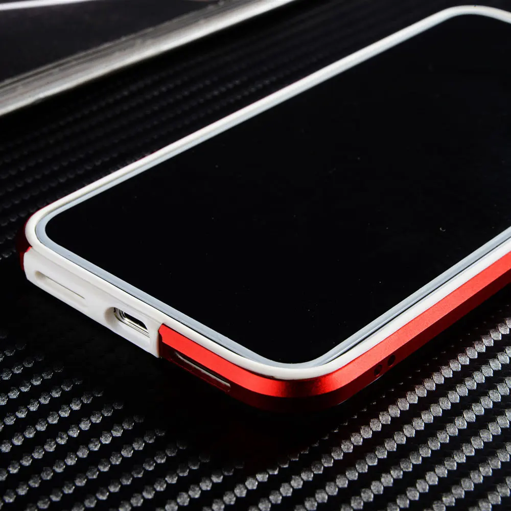 Гибкий силиконовый алюминиевый бампер чехол для iPhone XS Max XR XS 7 Plus 8 6S Роскошный Жесткий металлический каркас противоударный бампер аксессуары