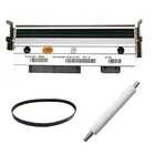 Новая печатающая головка + ролик + ремень для Zebra ZM400 203 точекдюйм новые и совместимые детали 79800M