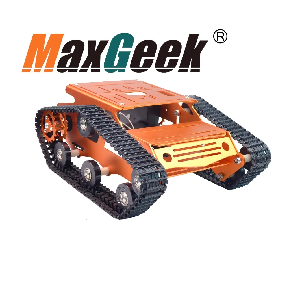 Гусеничный Танк шасси ЧПУ rc танк шасси алюминиевый сплав для Arduino DIY незавершенный синий