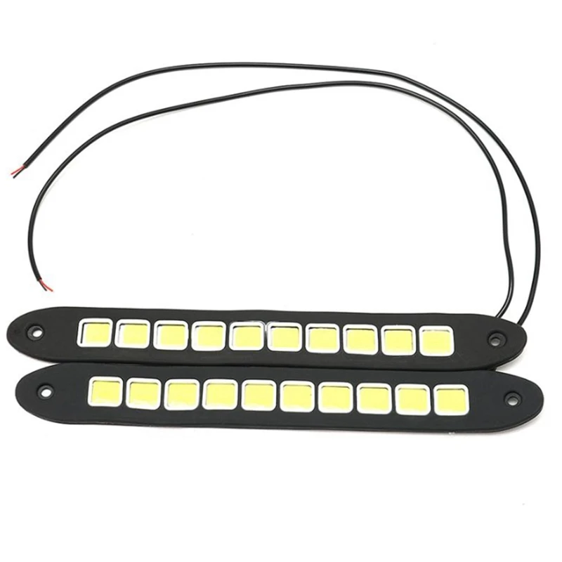 2X автомобиля D r l Led y t i'm e бег светильник тумана Cob полосы s гибкий авто дальнего