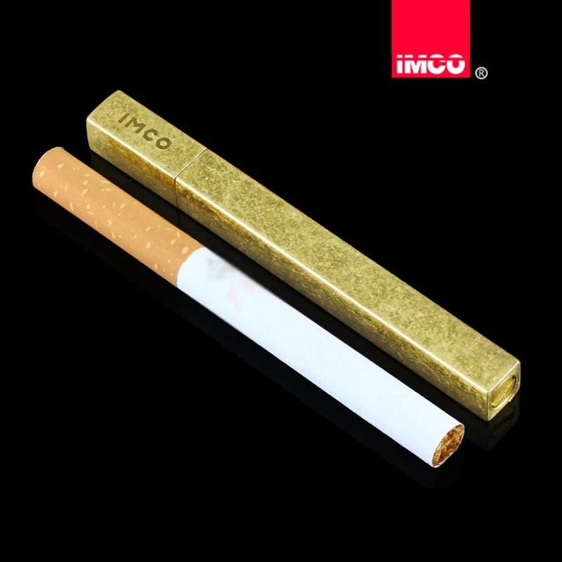 Подлинная IMCO Зажигалка деликатес Мини тонкая Зажигалка оригинальная масляная бензиновая Зажигалка сигарета огонь Чистая медь бензин