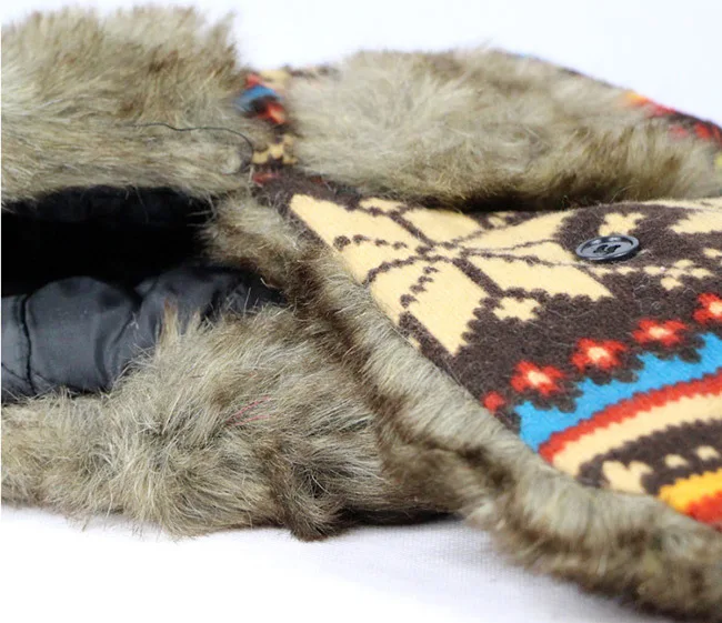 Зимняя женская шапка-бомбер меховая шапка с ушками ушными флагами Русская Шапка