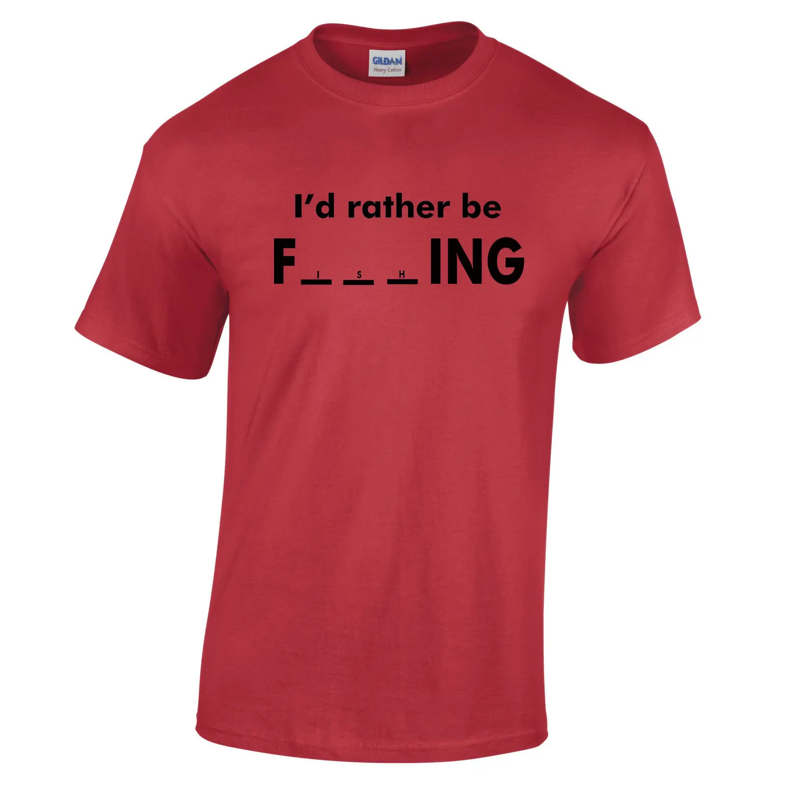 Новая модная Хлопковая мужская футболка с коротким рукавом I 'd Be Fish открытая