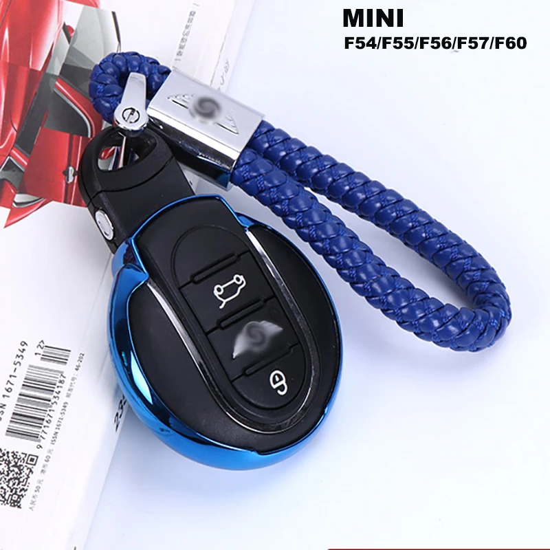 Чехол для автомобильных ключей из ТПУ чехол MINI F54 F55 F56 F57 F60 R55 R56 R60 Clubman Countryman|Кольца
