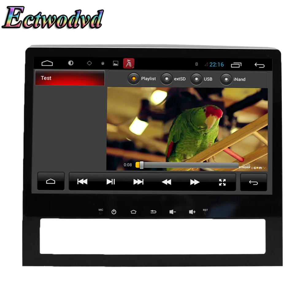 Ectwodvd 9 дюймов Восьмиядерный Android 8 1 Автомобильная dvd навигационная система Радио