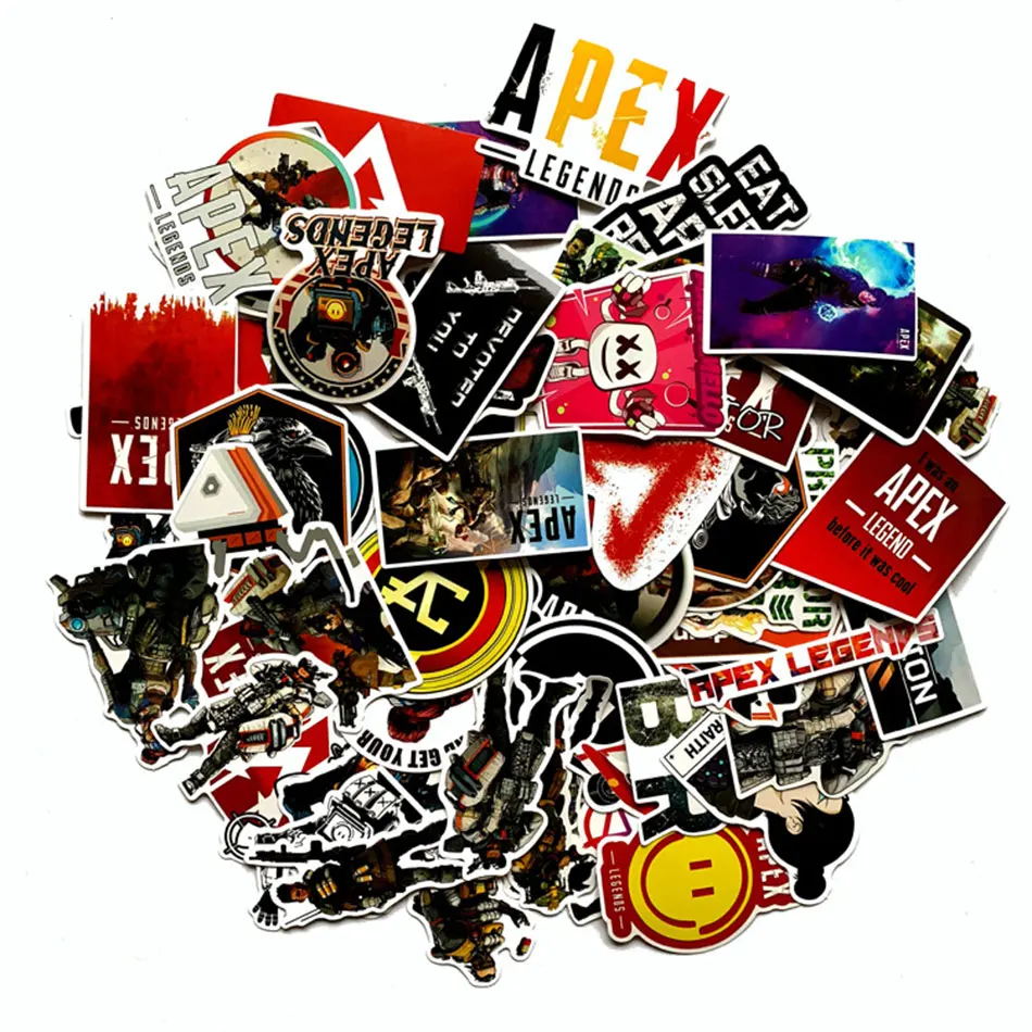 68 шт. APEX Legends игра мультфильм наклейка s кукла девочка Наклейка для детей Дорожный Чехол велосипед ноутбук ребенок аниме наклейка s