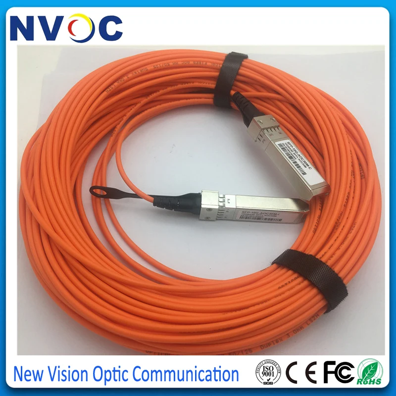 Бесплатная доставка 10 Гбит/с SFP + 1 м 3 (9 футов) 5 7 20 30 OM2 AOC активный оптический кабель
