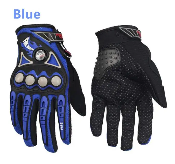 Синий PRO-BIKER мотоциклетные гоночные перчатки дышащие Enduro Dirt Bike Moto Guantes Luvas внедорожные мотоциклетные перчатки для мотокросса - Цвет: Синий