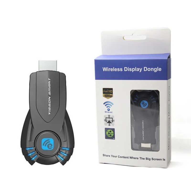 Vensmile V5II Лучше Смарт TV Stick Ezcast Miracast Dongle DLNA Airplay Mirrorop Для IOS Android ОС Windows лучше чем android