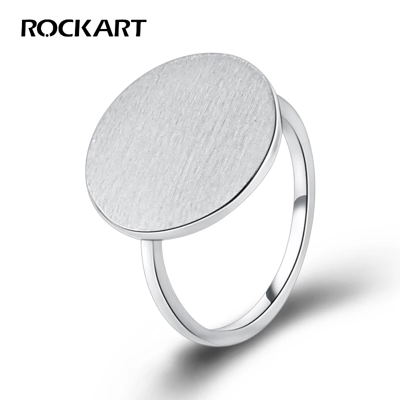 Женское кольцо значок Rockart из чистого серебра 925 пробы с начесом простое японское