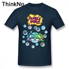 Bubble Bobble футболка с круглым вырезом модная мужская футболка из чистого хлопка S-6XL большого размера