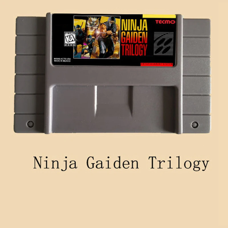 16 битная серая игровая карта Ninja Gaiden для игроков NTSC|16 bit|16 bit game cardbit card |