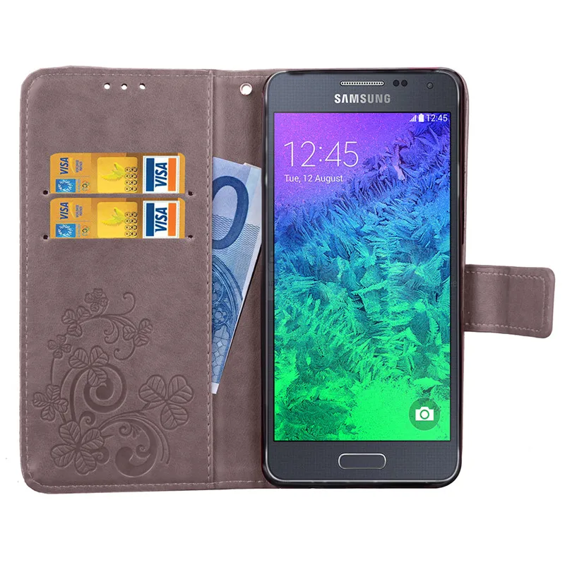 Для Samsung Galaxy Альфа Чехол G850F Luxury Флип Кожаный для G850 G8508S Телефон Случае Покрытия