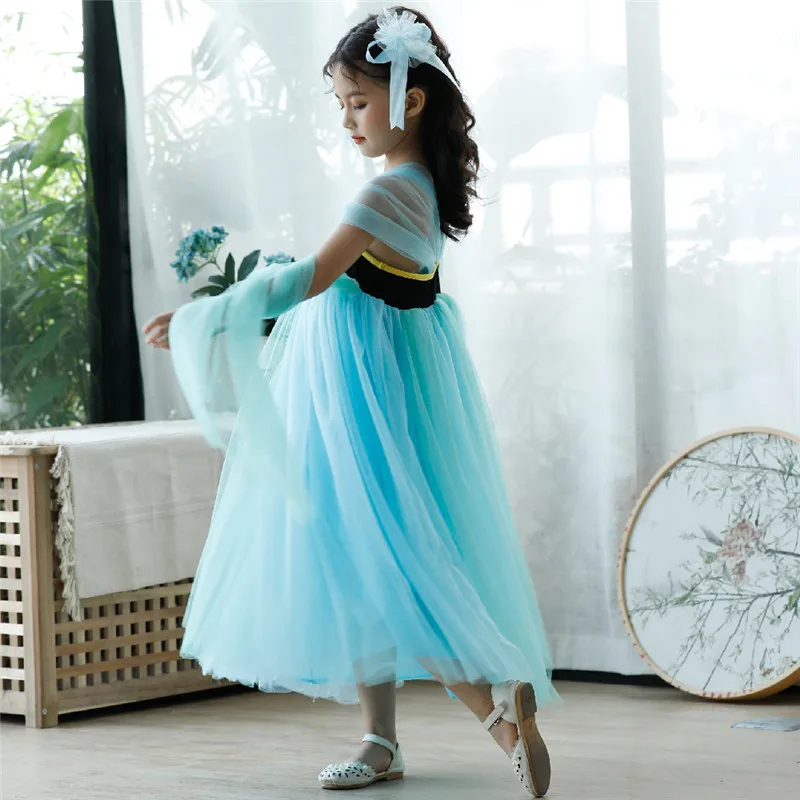 Children Princess Elsa Dress Girls Anna Coronation Clothing Set Gown Kids Birthday Party Cosplay Costume Baby Fille Robe | Детская