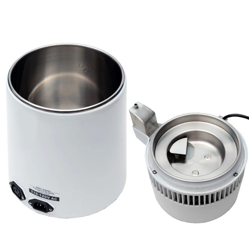 4L Нержавеющая сталь Внутренний чистый водный дистиллятор фильтр