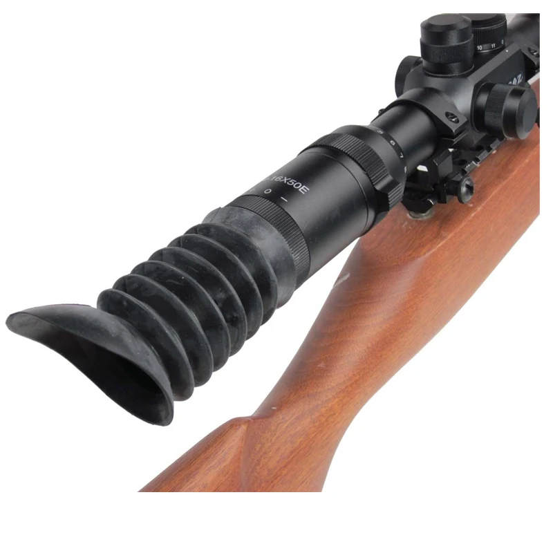 New 38mm (flexible ) Scalability ocular Soft rubber eye protector cover for Air Gun combat rifle scope Hunting | Спорт и развлечения