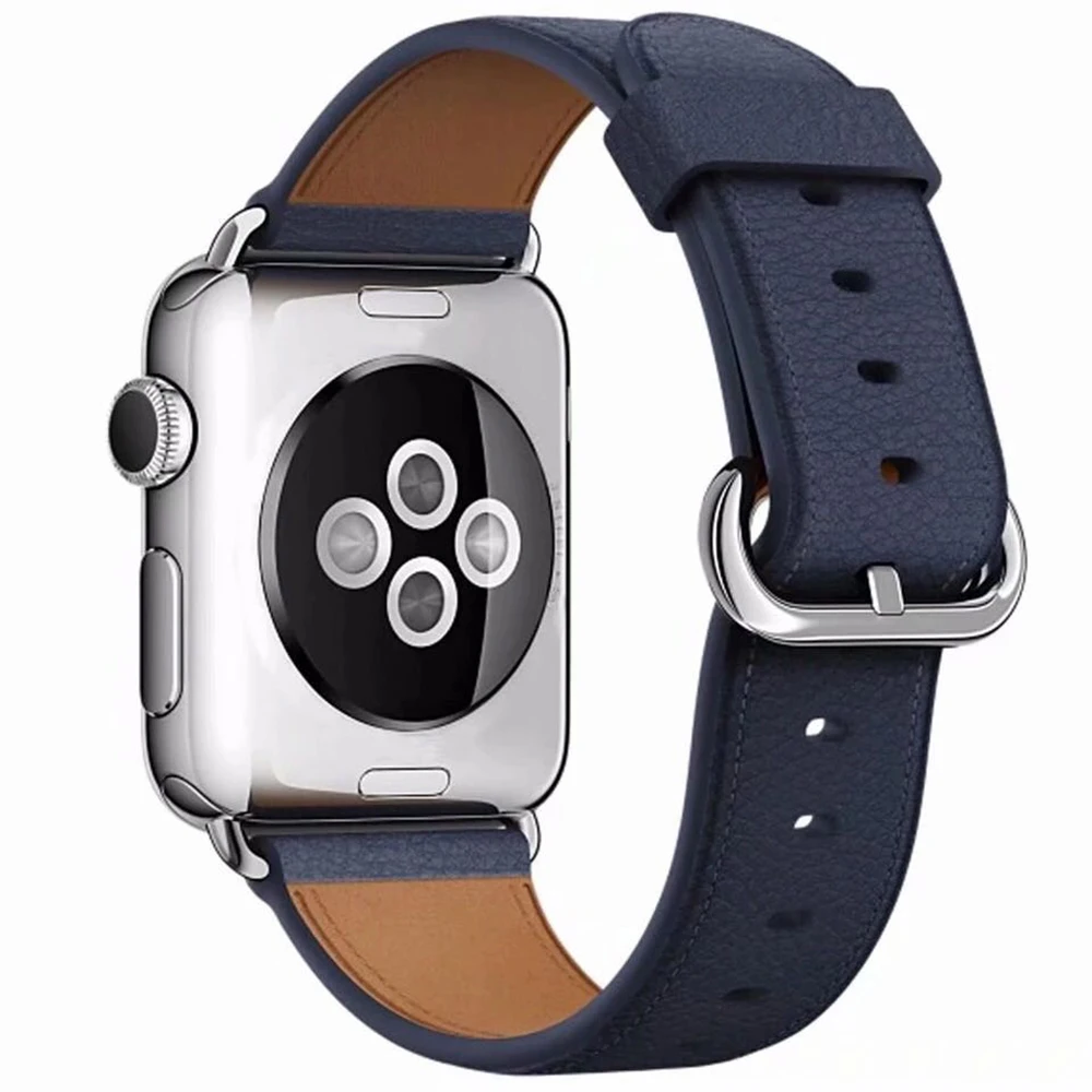 JMUSIWB масло воск кожаный браслет для Apple Watch Band 42 мм 38 мм/44 40 серия 4 3 2 ремешок часов