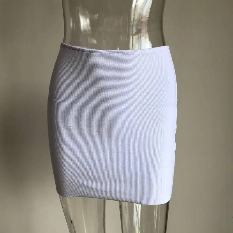 Only White Skirts XLLAIS белые топы в рубчик Осенние новые поступления с длинным рукавом спереди двойная открытая молния куртки повседневная Уличная одежда вязаные пальто - Цвет: Only White Skirts