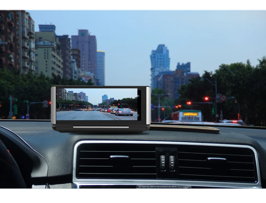 TOPSOURCE Автомобильные видеорегистраторы gps 4G ADAS 6,8" Android 5,1 Автомобильная камера wifi 1080P gps навигация avec enregistreur de voiture de recul изображение