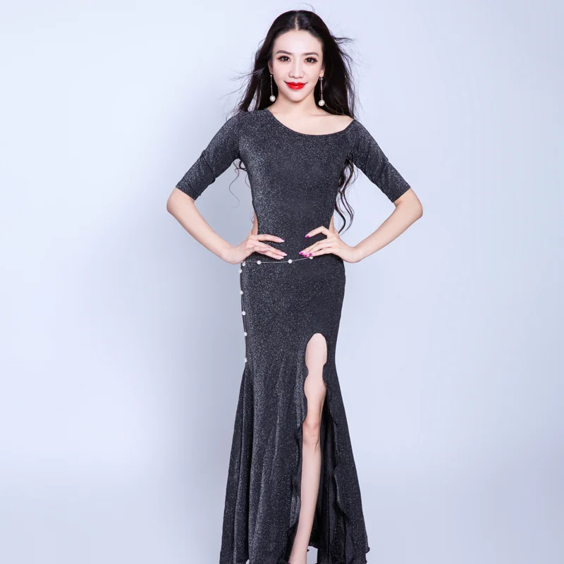 Женское платье для танца живота сексуальное длинное карнавала одежда занятий