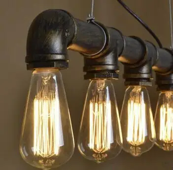 Винтажная водопроводная железная подвеска Droplight Lustre роскошный современный