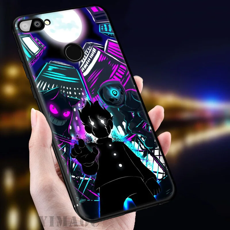 Yimaoc Mob Psycho (милый чудак 100 мягкий чехол для huawei Honor вид 20 10 8X8 8C 6A 7A 7X 7C Lite рro Y9 Y7 Y6 Prime