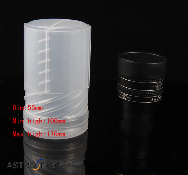 HERCULES пластиковый защитный окуляр для телескопа 43 мм 105 мм|plastic|plastic box |