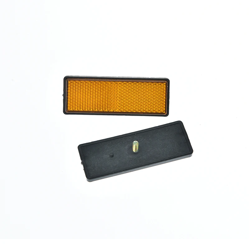 Back Reflective Board Mountain MTB Bicycle Rack Tail Safety Warning Lamp Cycling Bike Rear Reflector Light Red Orange 87*32*9mm | Спорт и
