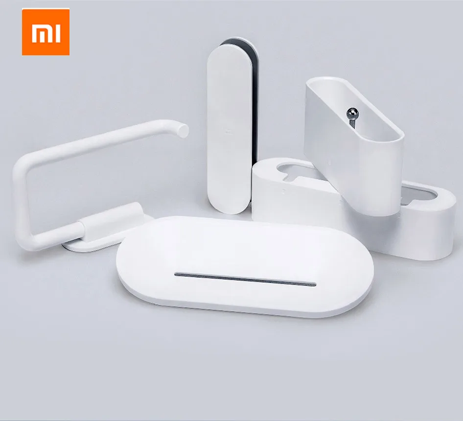 Набор для ванной комнаты xiaomi mijia HL оригинальный набор хранения крючков мыла и
