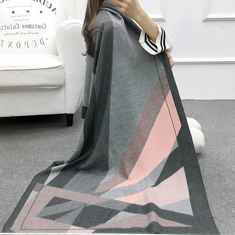 Женские шарфы 190*65 см Женская цветная полосатая шаль в стиле пэчворк