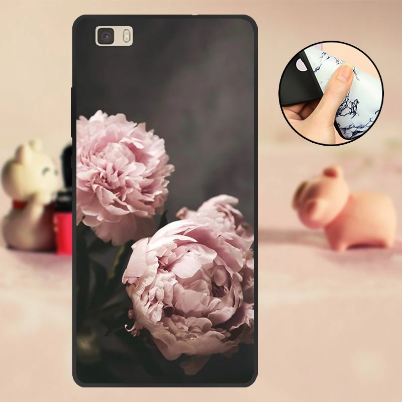 T37 Чехол для huawei ALE-L21 Funda для huawei P8 Lite, черный чехол из ТПУ и силикона для huawei P 8 Lite, чехол для телефона P8Lite - Цвет: T37