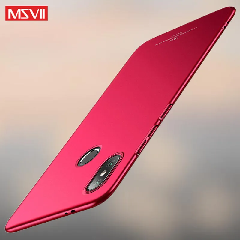 Чехол для xiaomi mi 8 lite роскошный тонкий жесткий чехол MSVII из поликарбоната телефона