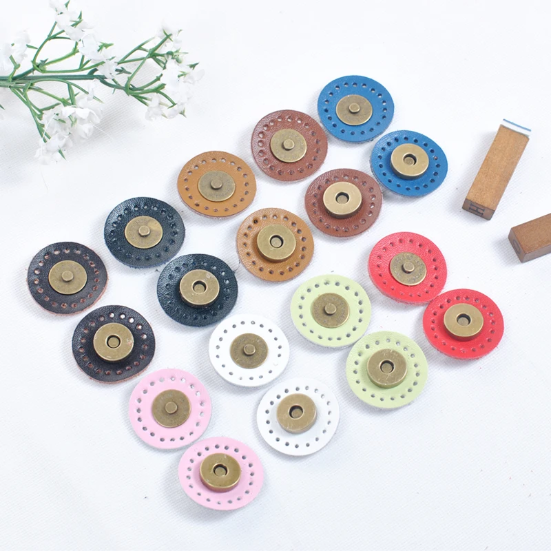 

Fashion KZ Leather Round Hasp Handbag Purse Notebook Replacement Buckle DIY Sewing Accessories Diameter About 3cm KZ0268