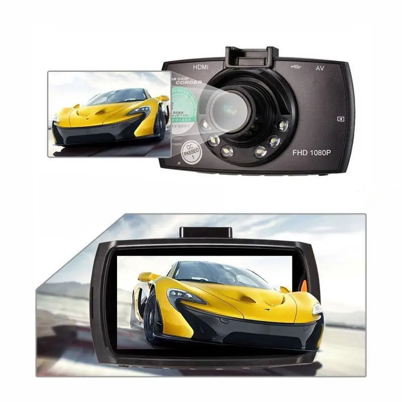 2 7 дюймовый видеорегистратор для вождения автомобиля цифровой DVR видеокамера 1080P