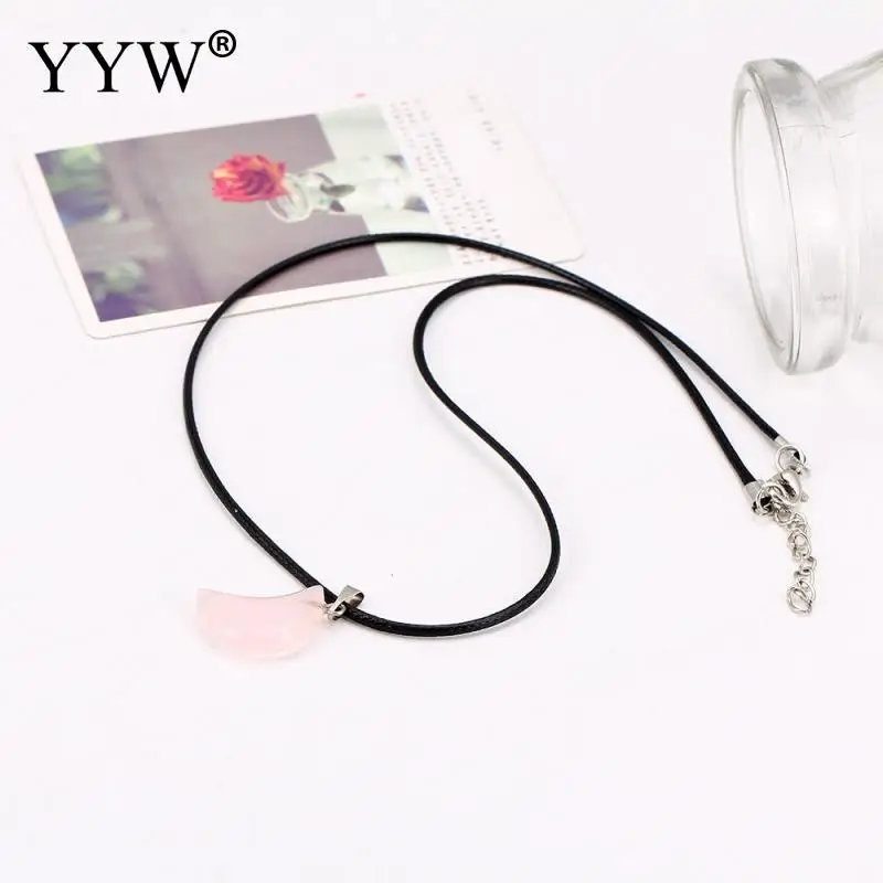 Ожерелье женское ожерелье с подвеской из черного кожзаменителя натуральный