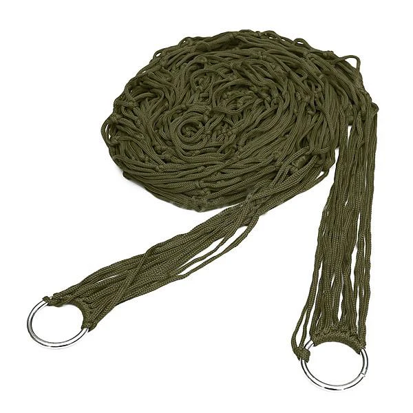 

Гамак HGHO-Deep Green, нейлоновый гамак, подвесная кровать для отдыха на открытом воздухе, двойная кровать, качели из холста, для кемпинга и охоты