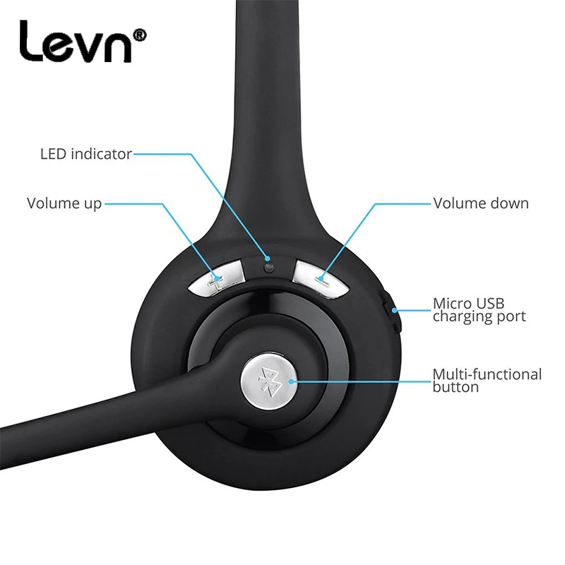 LEVN Беспроводные наушники Универсальный Наушники dre go pro с Микрофоном Регулятор