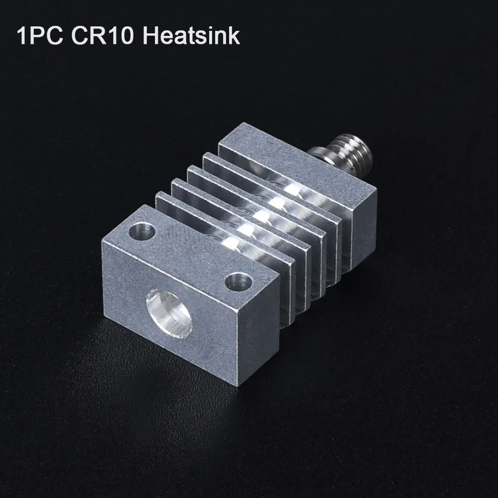 CR10 Heatsink Все металлические CR10 радиатор обновленный комплект Hotend для CR10 Ender3 титановый тепловой выключатель микро Швейцарский радиатор трубы 3d принтер экструдер - Цвет: CR10 Heatsink