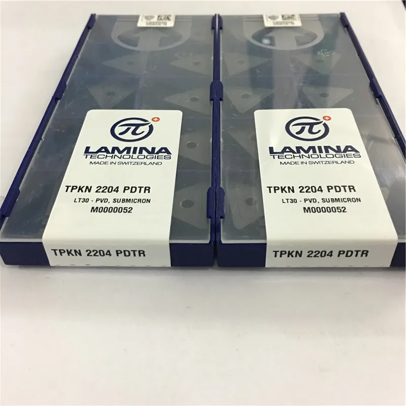 TPKN2204PDTR LT30 100% оригинальная карбидная вставка LAMINA лучшего качества 10 шт./лот