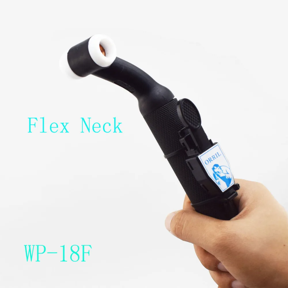 TIG сварочный фонарь с водяным охлаждением Flex Head WP-18F 350Amp кабель питания 4 м 12,5 футов