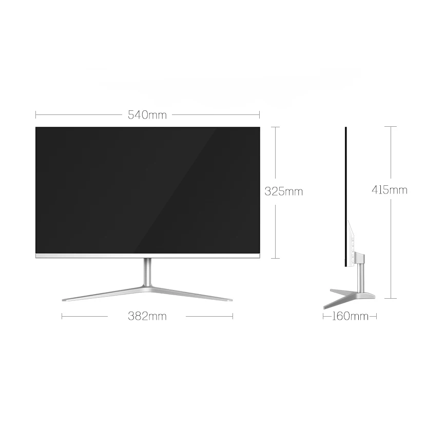 23,8 дюймов 2560X1440 HDMI VGA компьютерный монитор игровой телевизор HD светодиодный монитор экрана эко-друга ПК PS4 2K