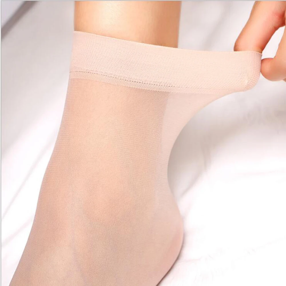 10 пар/партия женские бархатные носки летние тонкие шелковые прозрачные