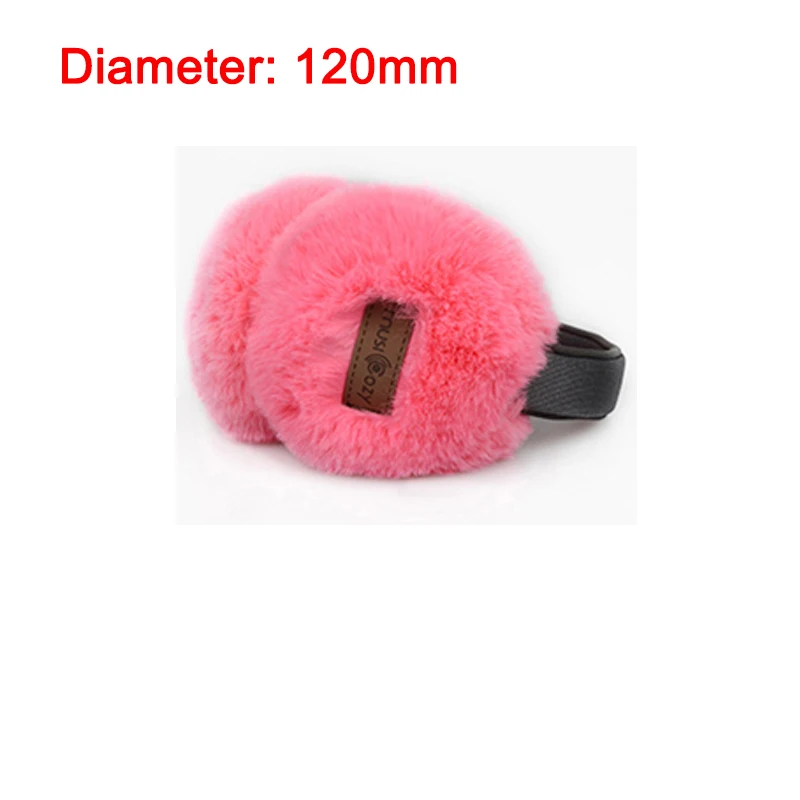 Pink 120mm ME 02X плюшевые теплые наушники беспроводные Bluetooth наушники стерео музыкальные наушники гарнитура с шумоподавлением для IPhone Xiaomi samsung - Цвет: Pink 120mm