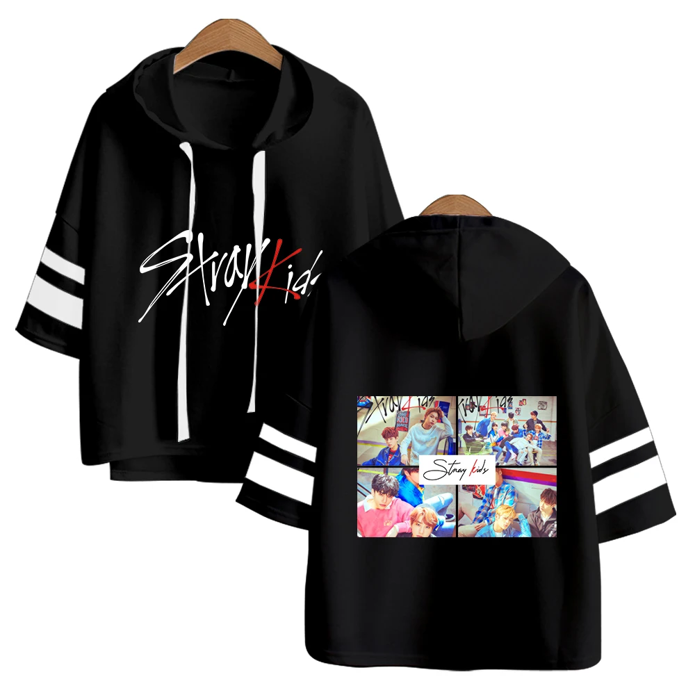 Женская толстовка в стиле хип хоп stray kids корейское летнее худи одежда Харадзюку