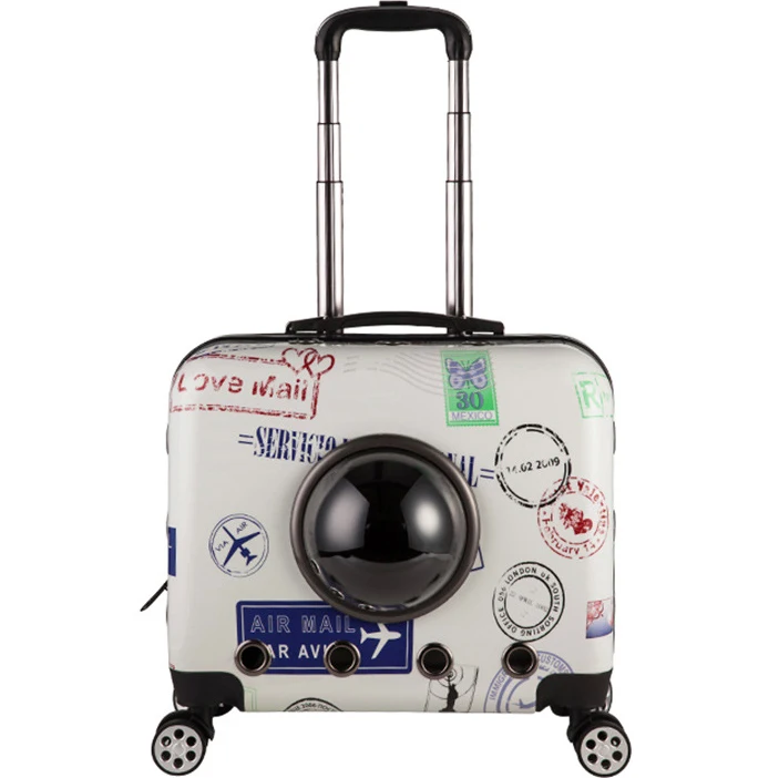 Рюкзак переноска для собак и кошек сумка на колесиках путешествий чехол