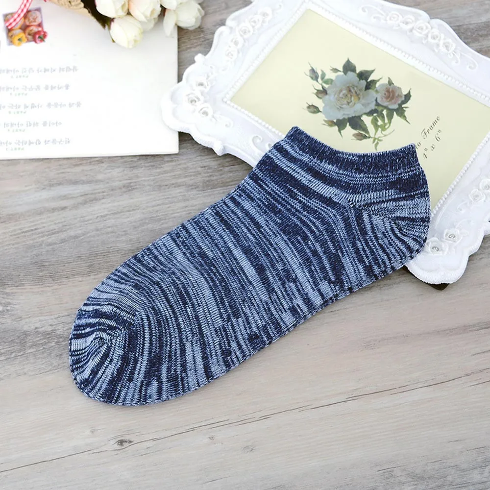 Удобные хлопковые носки в стиле пэчворк для мужчин 1 пара короткие до щиколотки